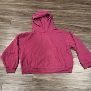 Abercrombie Women's Fuchsia Hooded Sweatshirt